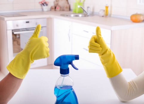 Protective carpet cleaning process with careful product use