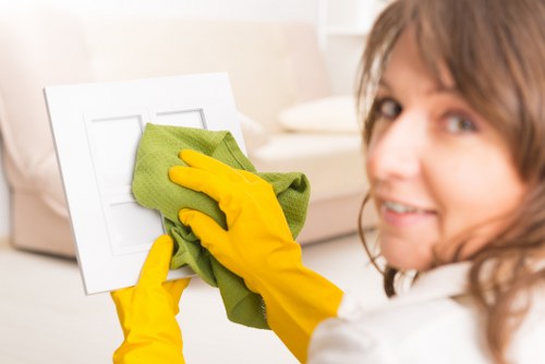 Cleaning service checklist for properties in E15